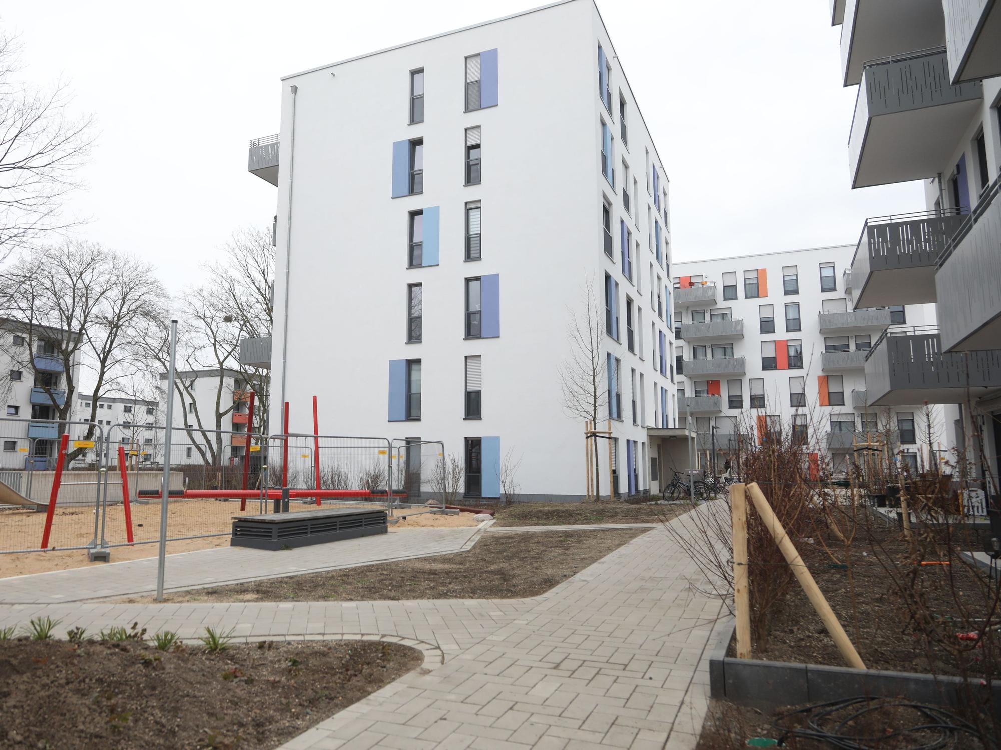 Eine GAG-Siedlung in Köln. An allen Standorten gilt ein Pool- und Planschbecken-Verbot.