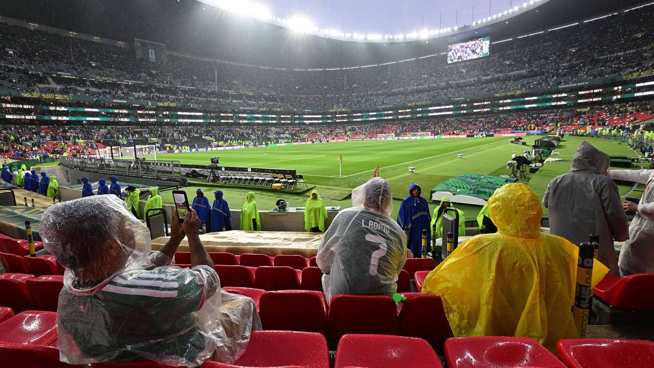 Blick ins Aztekenstadion bei der WM 2026 in Mexiko.