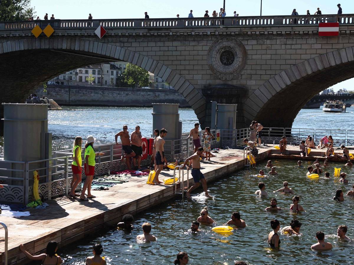 Die Freibäder in der Seine in Paris waren im vergangenen Jahr ein voller Erfolg.