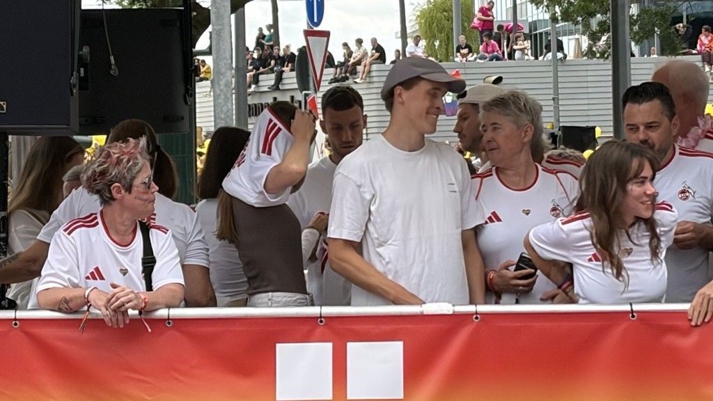 Beim CSD für den FC im Einsatz: Timo Hübers.