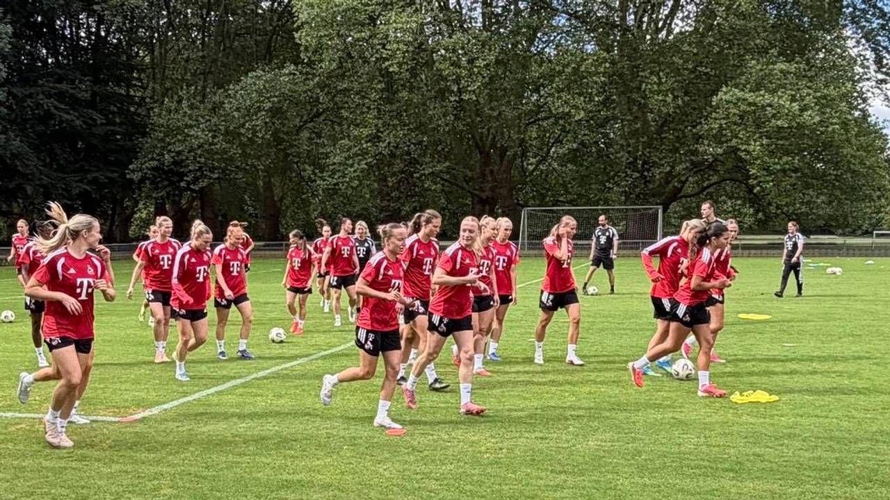 Training bei den Frauen des 1. FC Köln.