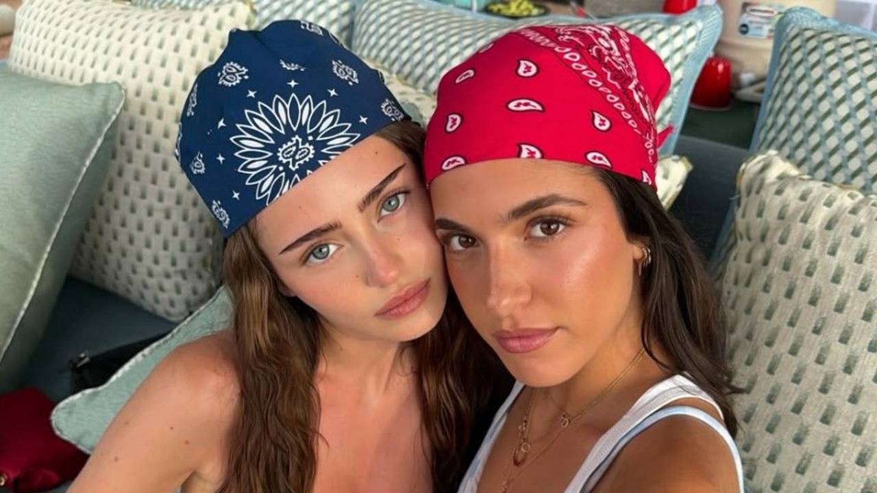 Leni Klum mit ihrer Freundin Kayla Dardashti