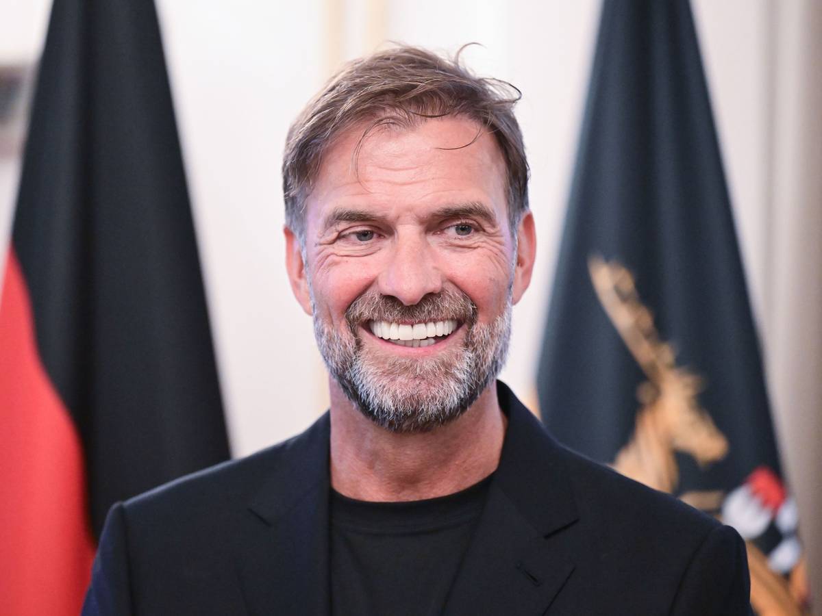 Jürgen Klopp bei der Verleihung des Landesverdienstordens.