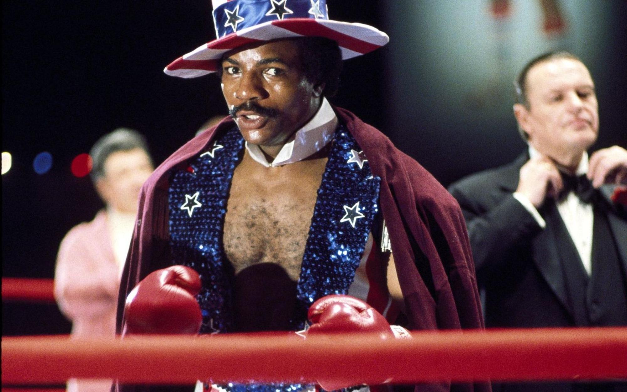 Mit der erbitterten Gegenwehr des Underdogs Rocky Balboa hat Weltmeister Apollo Creed (Carl Weathers) nicht gerechnet. (Bild: © Metro-Goldwyn-Mayer Studios Inc. All Rights Reserved.)
