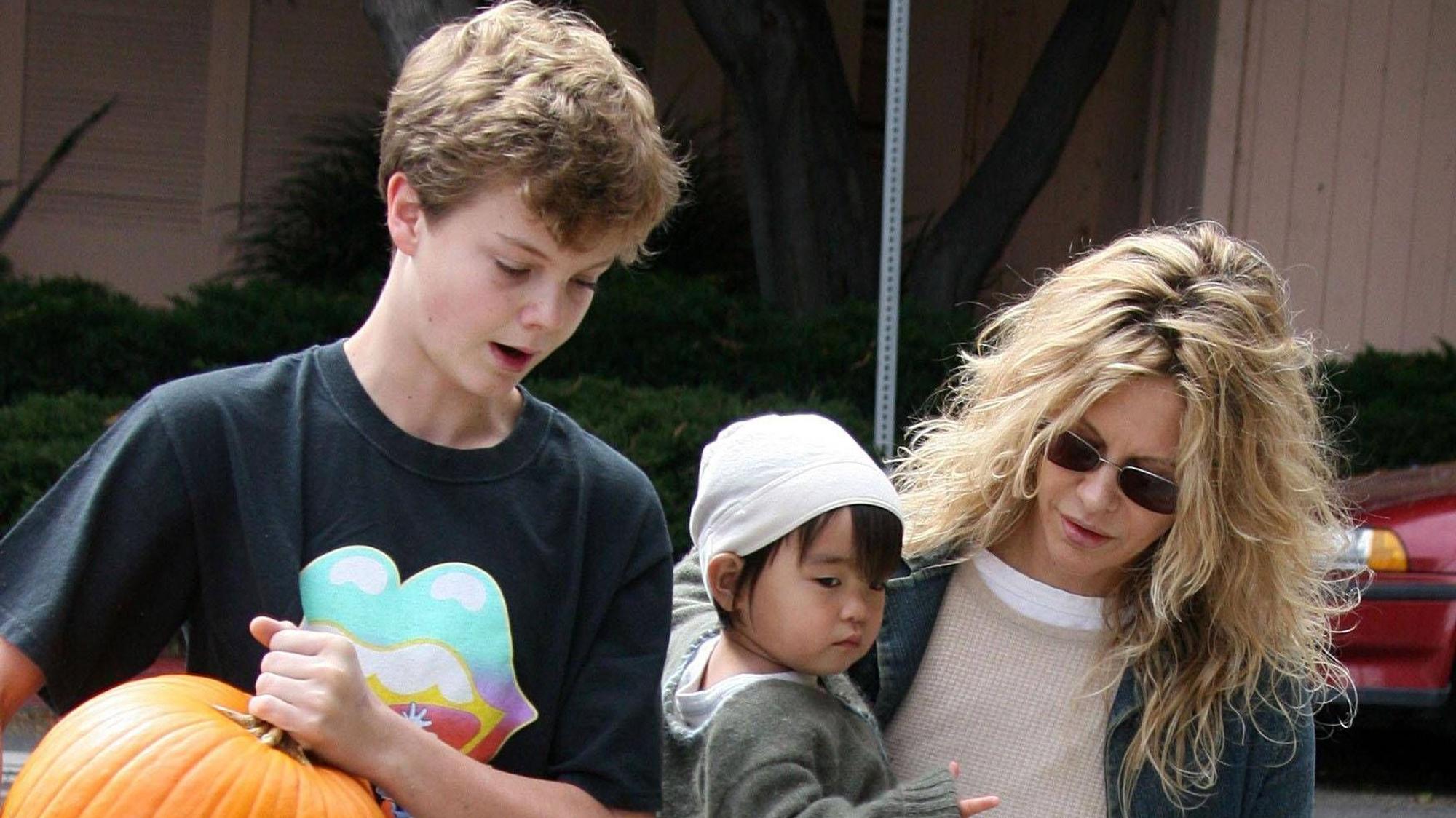 Meg Ryan mit ihren Kindern Jack und Daisy.