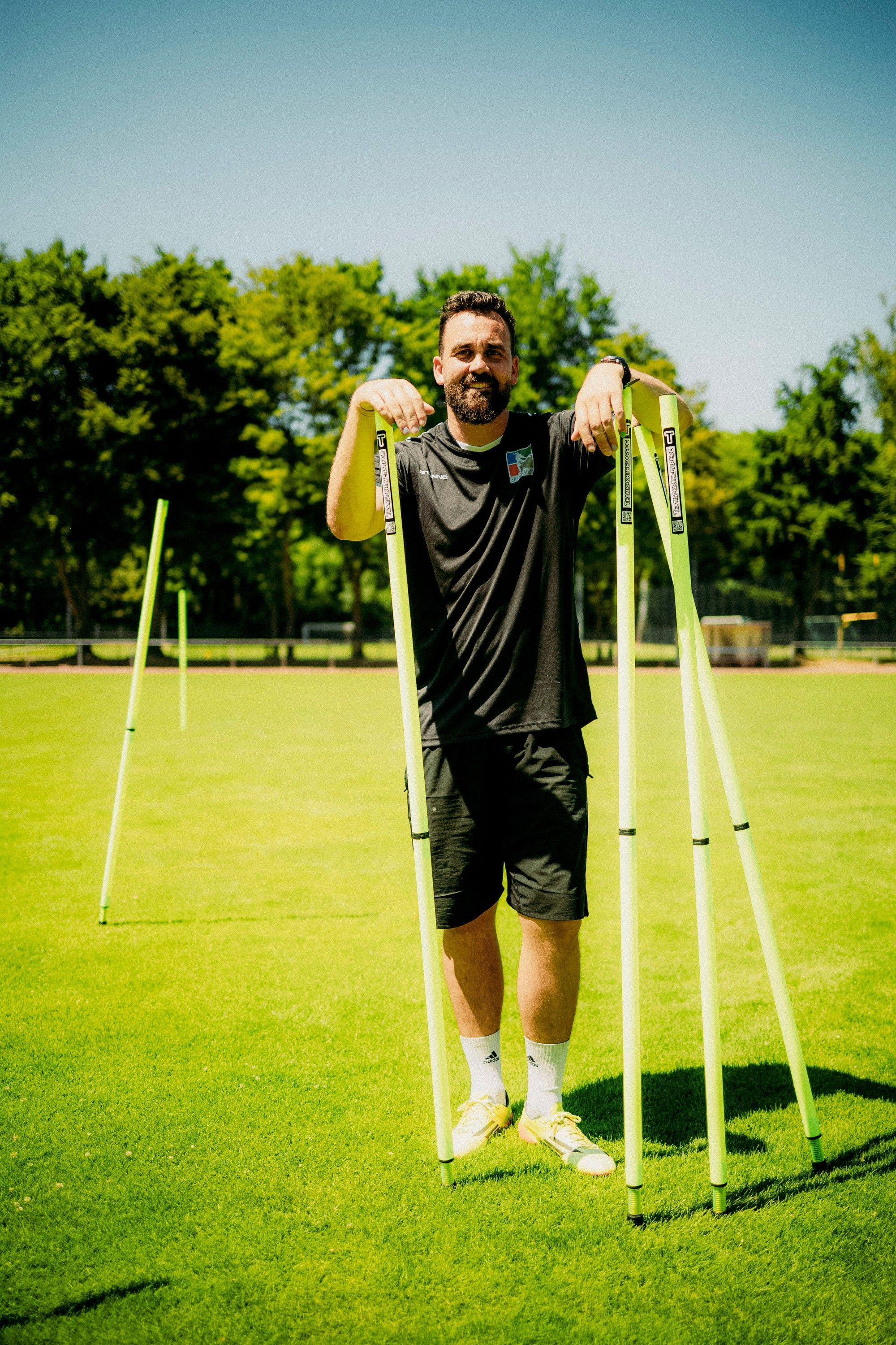 Dominic Reinold macht Fußball-Profis fit.