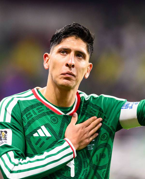 Edson Álvarez im Trikot von Mexiko.