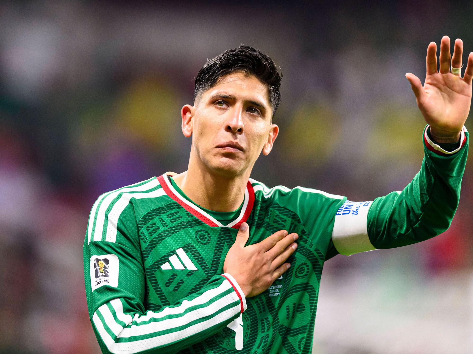 Edson Álvarez im Trikot von Mexiko.