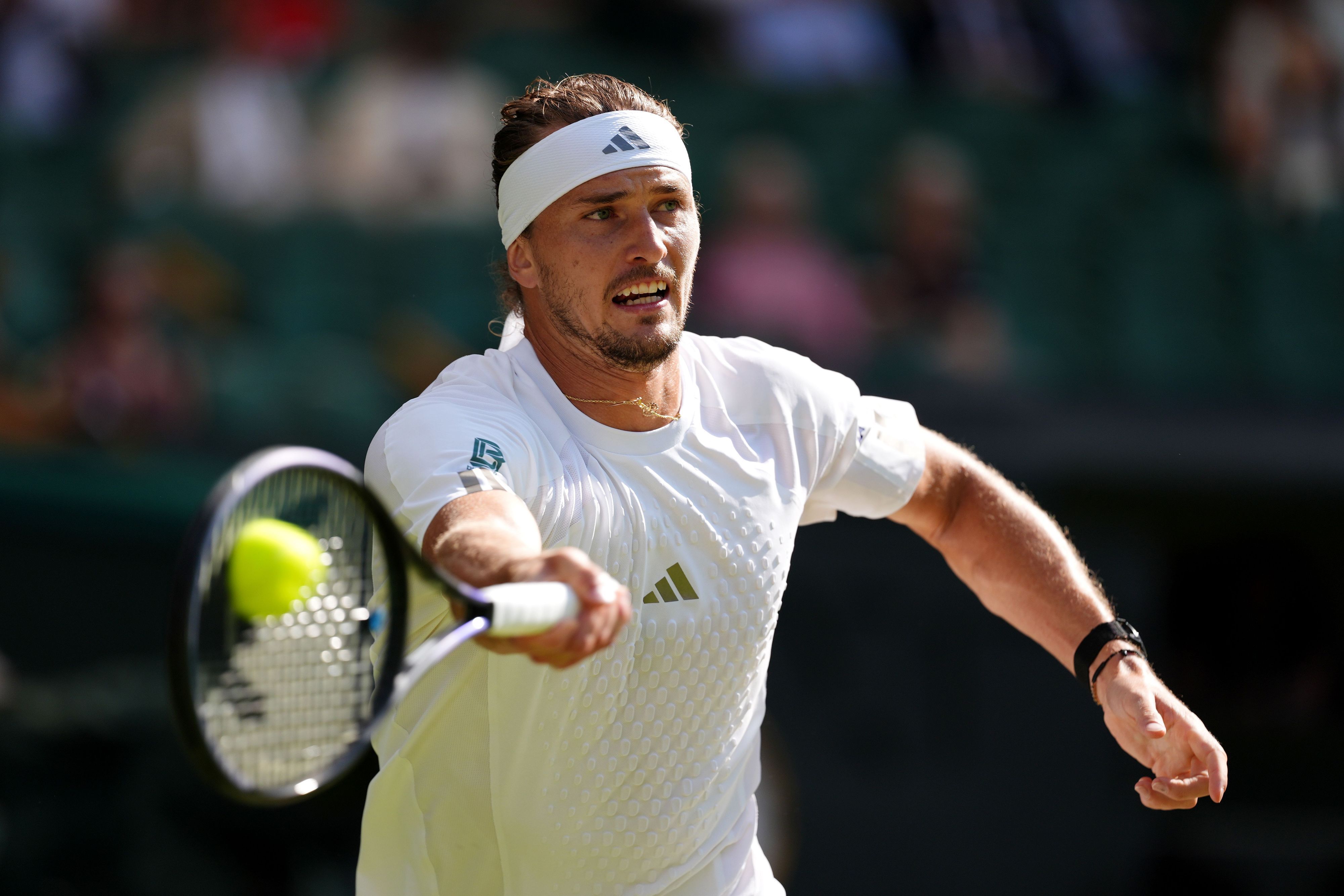 Alexander Zverev in Aktion.
