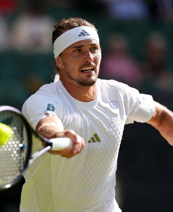 Alexander Zverev in Aktion.