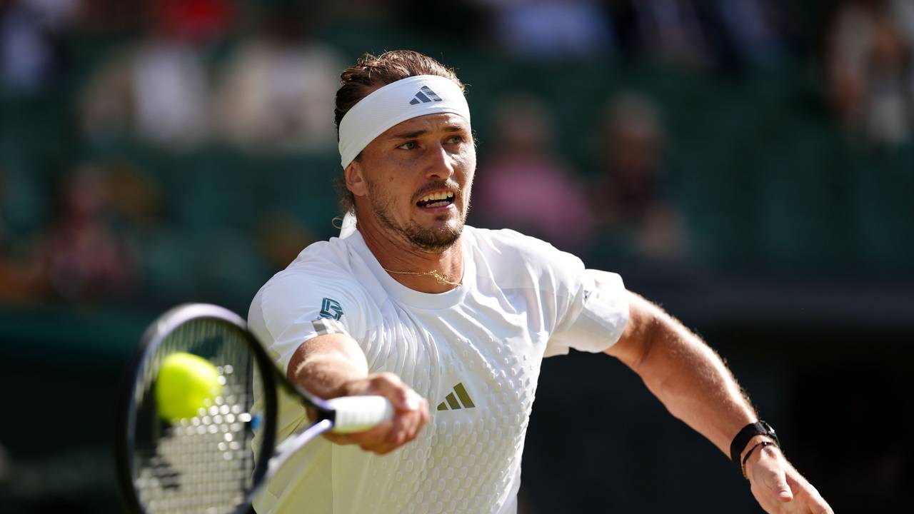 Alexander Zverev in Aktion.