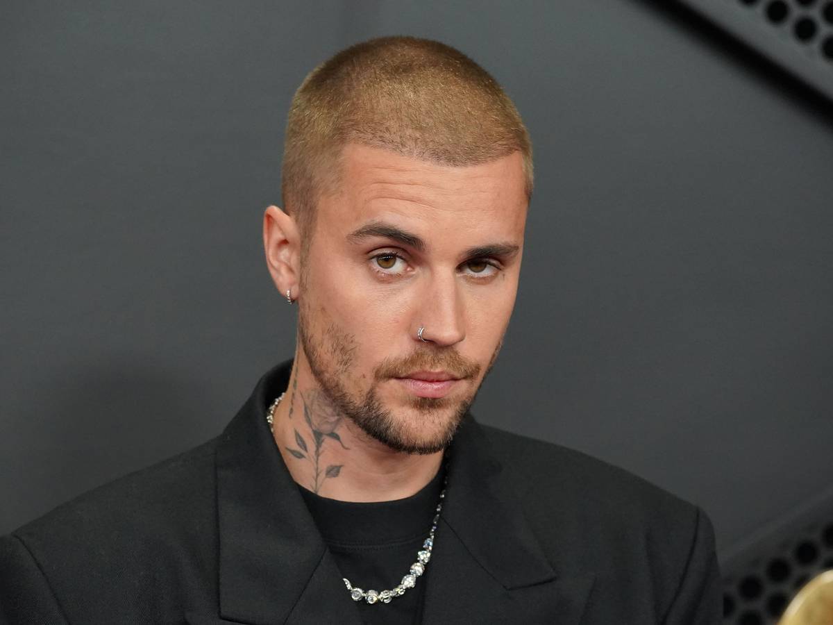 Justin Bieber kommt zu den 68. Grammy Awards.