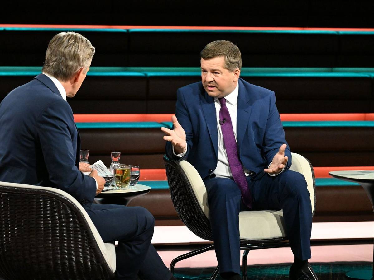 Im Gespräch mit Markus Lanz kam es zu einer hitzigen Auseinandersetzung, als der ZDF-Moderator immer wieder nach einem konkreten Konzept der CDU fragte. (Bild: ZDF / Cornelia Lehmann)