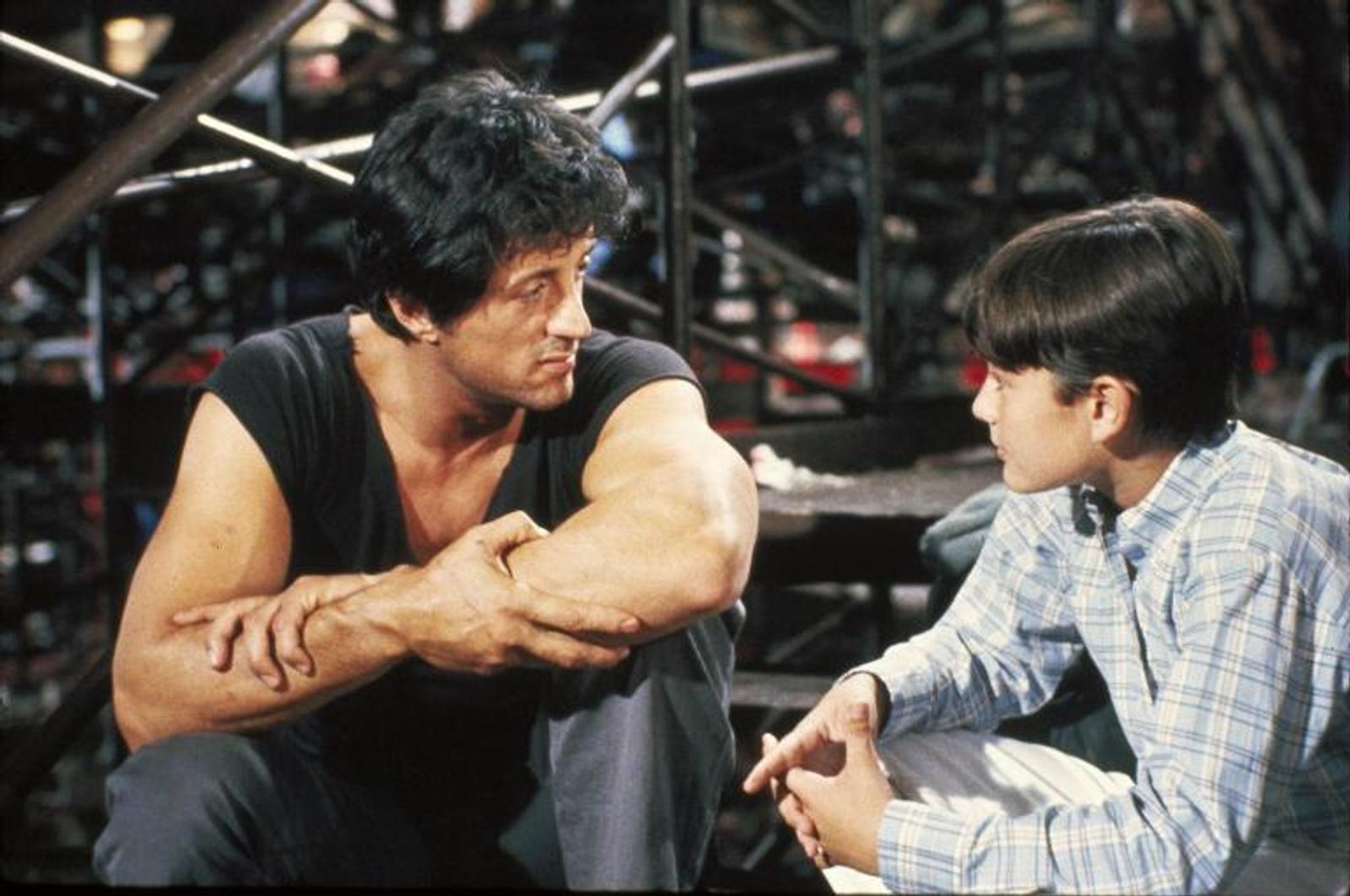 Der Trucker Lincoln Hawk (Sylvester Stallone, links) hat seine Ehefrau Christina und den Sohn Michael (David Mendenhall) verlassen. (Bild: 1987 Metro-Goldwyn-Mayer Studios Inc. and Warner Bros. Inc. All Rights Reserved.)