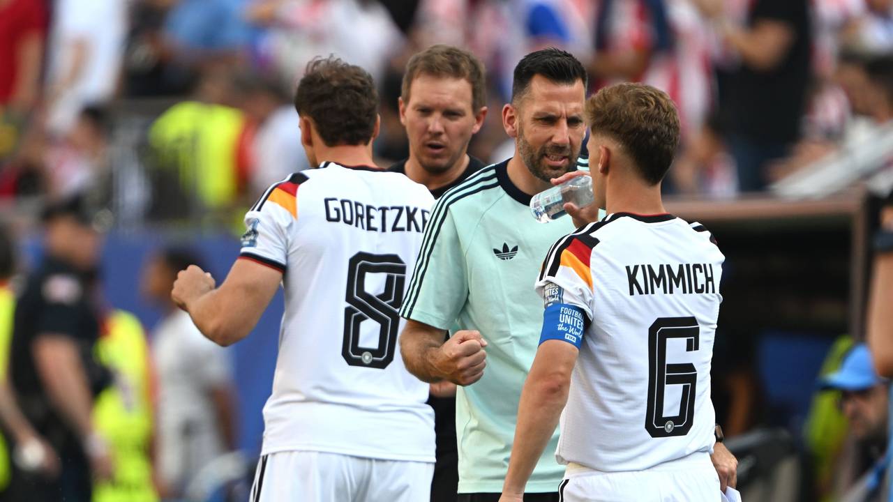 Die Spieler der deutschen Nationalmannschaft bei der WM in den USA.