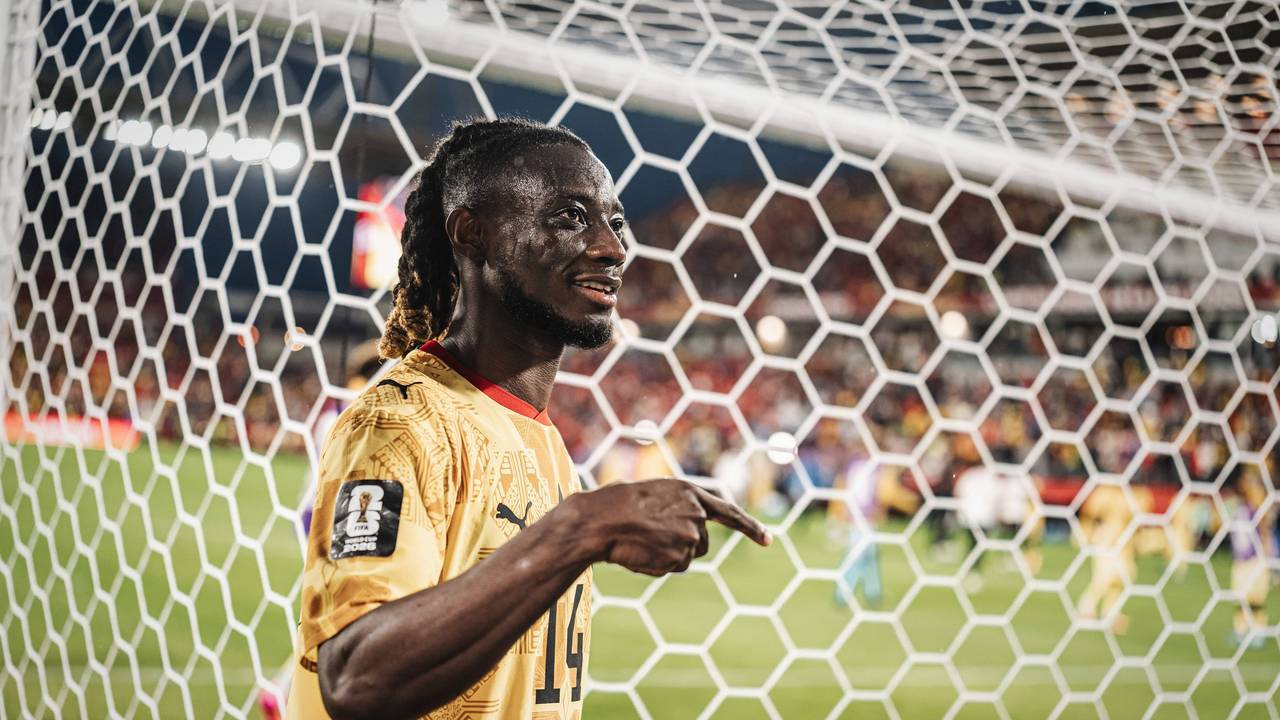 Gideon Mensah war bei der WM 2026 für Ghana im Einsatz.
