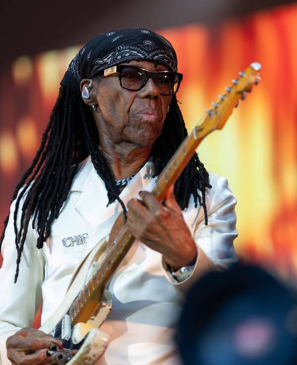Nile Rodgers auf der Bühne beim KunstRasen in Bonn.
