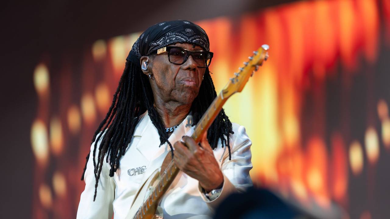 Nile Rodgers auf der Bühne beim KunstRasen in Bonn.