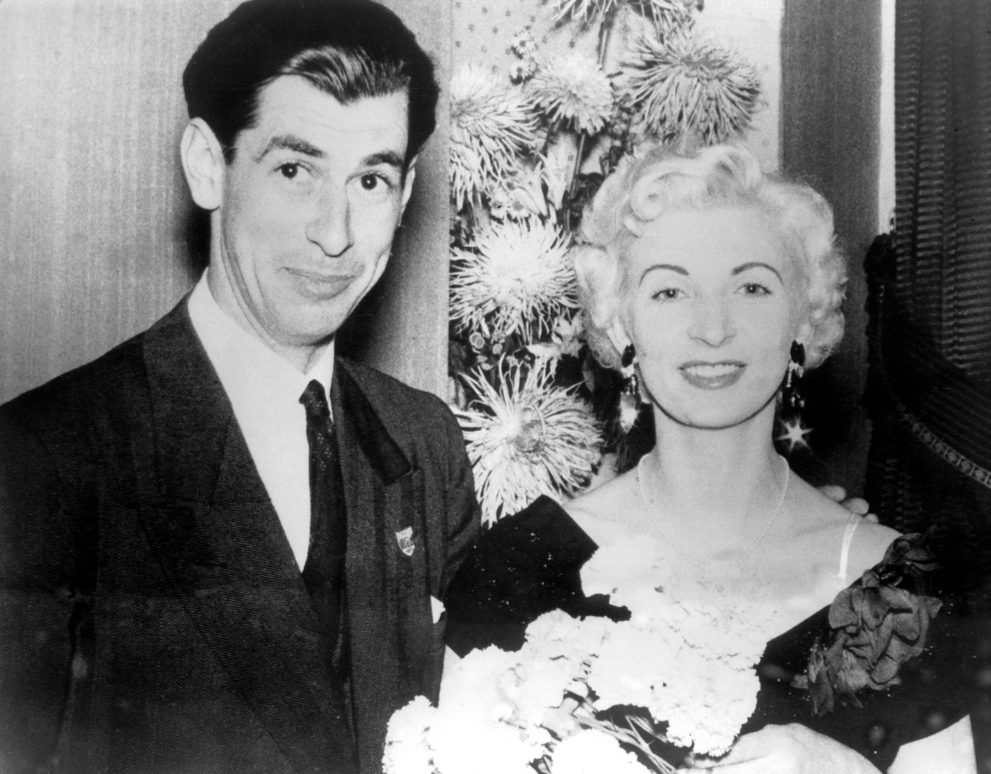 Ruth Ellis mit ihrem Geliebten David Blakely.