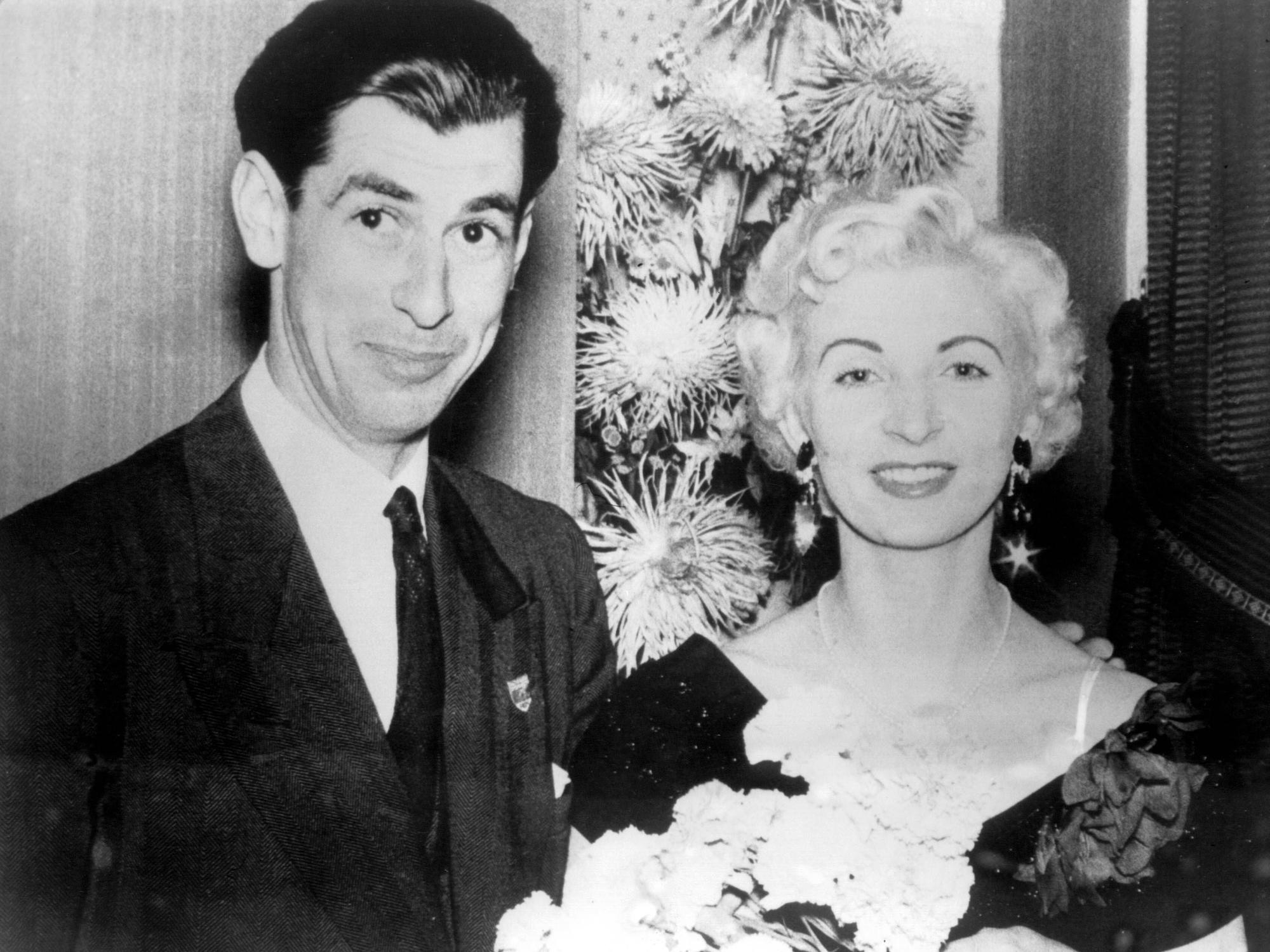 Ruth Ellis mit ihrem Geliebten David Blakely.