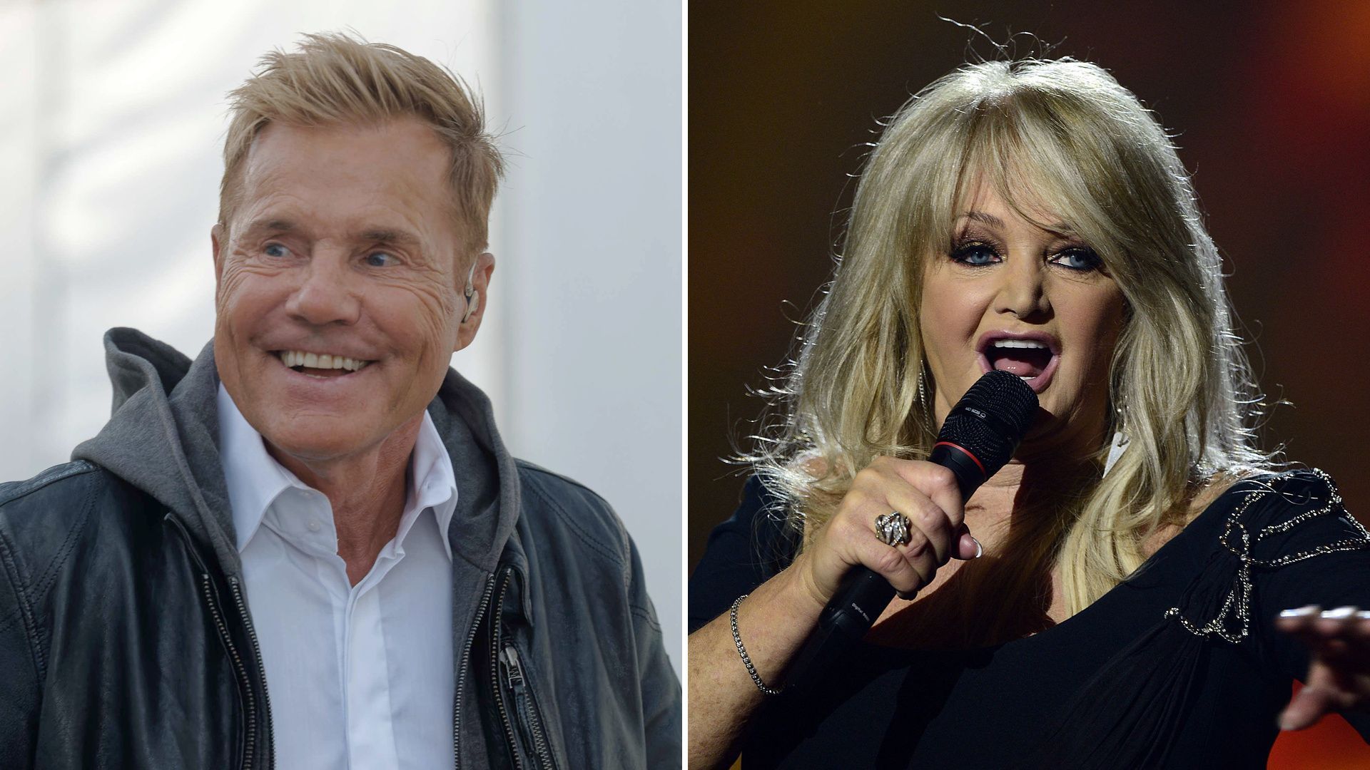 Dieter Bohlen und Bonnie Tyler Collage