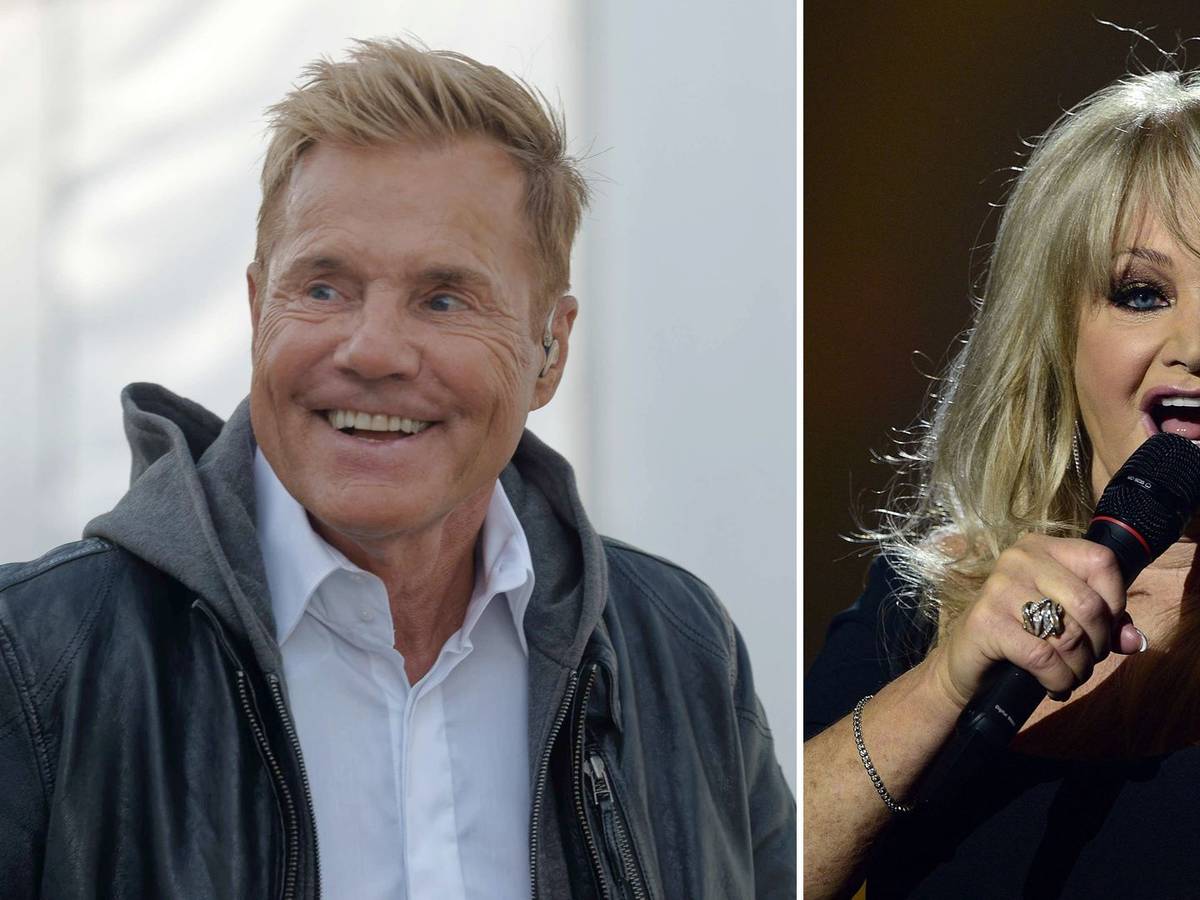 Dieter Bohlen und Bonnie Tyler Collage