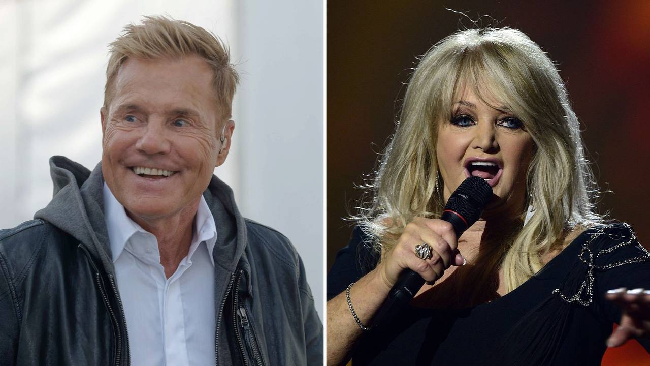 Dieter Bohlen und Bonnie Tyler Collage