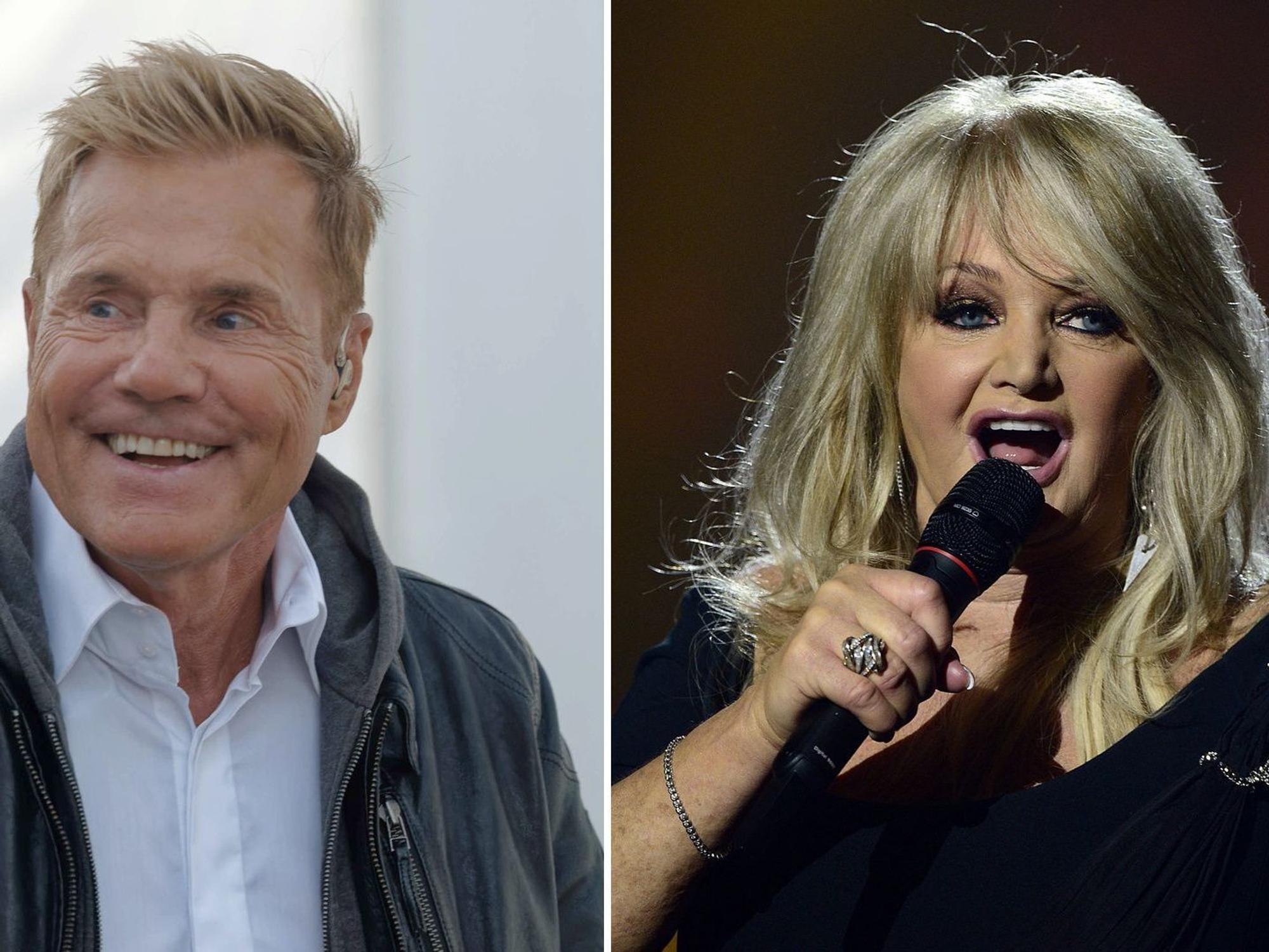 Dieter Bohlen und Bonnie Tyler Collage