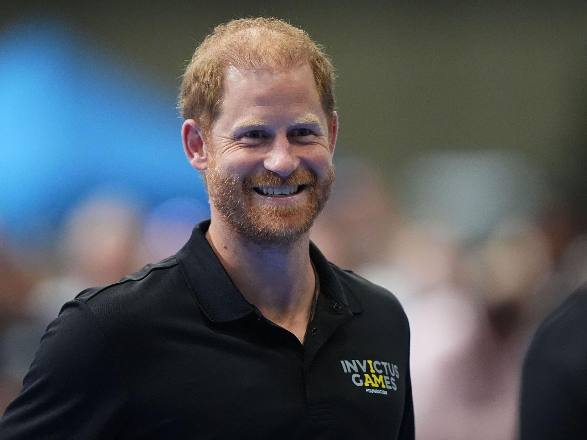 Prinz Harry beim Besuch im National Exhibition Centre (NEC) in Birmingham.