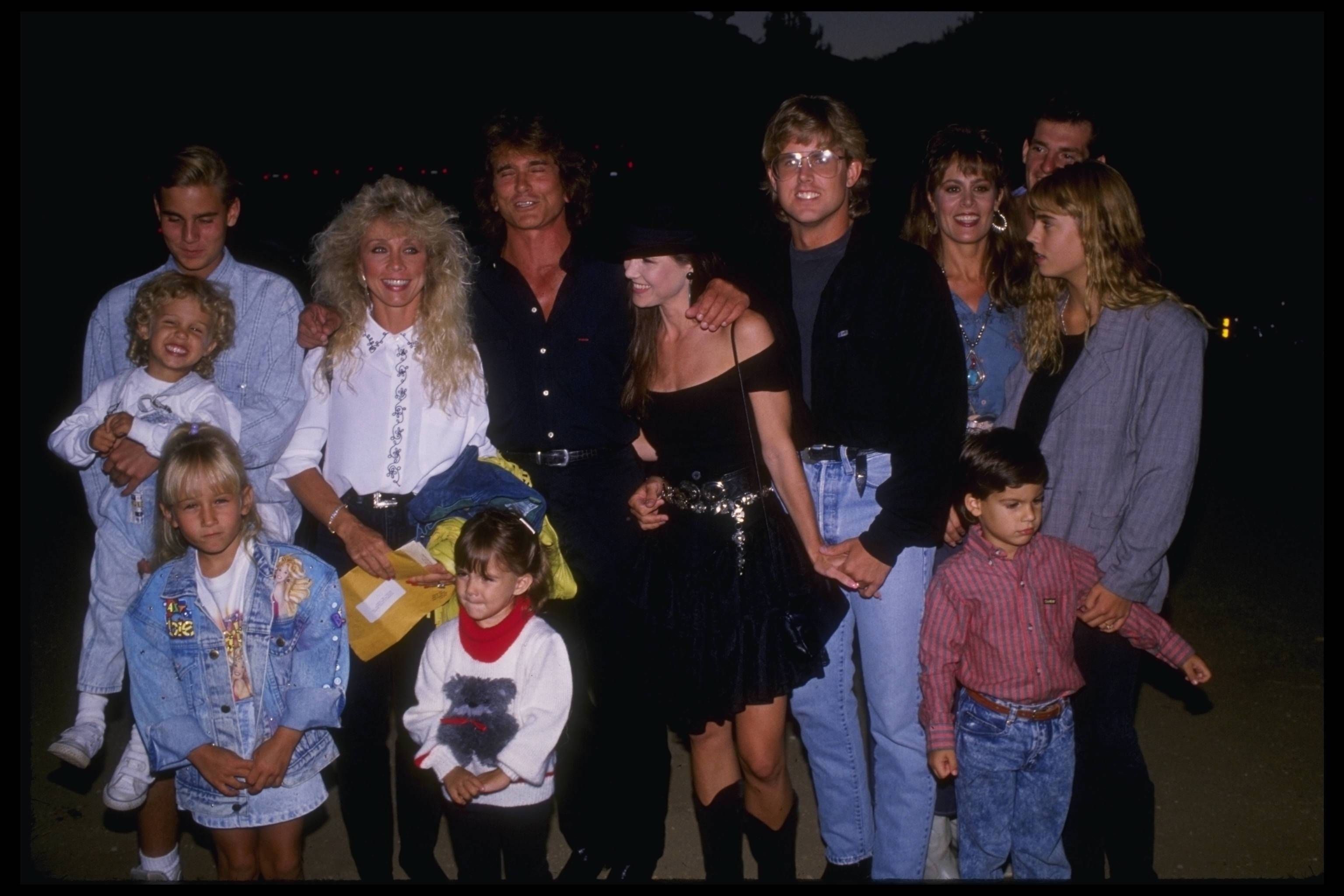 Eines der letzten Fotos zu Lebzeiten von Michael Landon wurde 1991 mit seiner Familie aufgenommen.