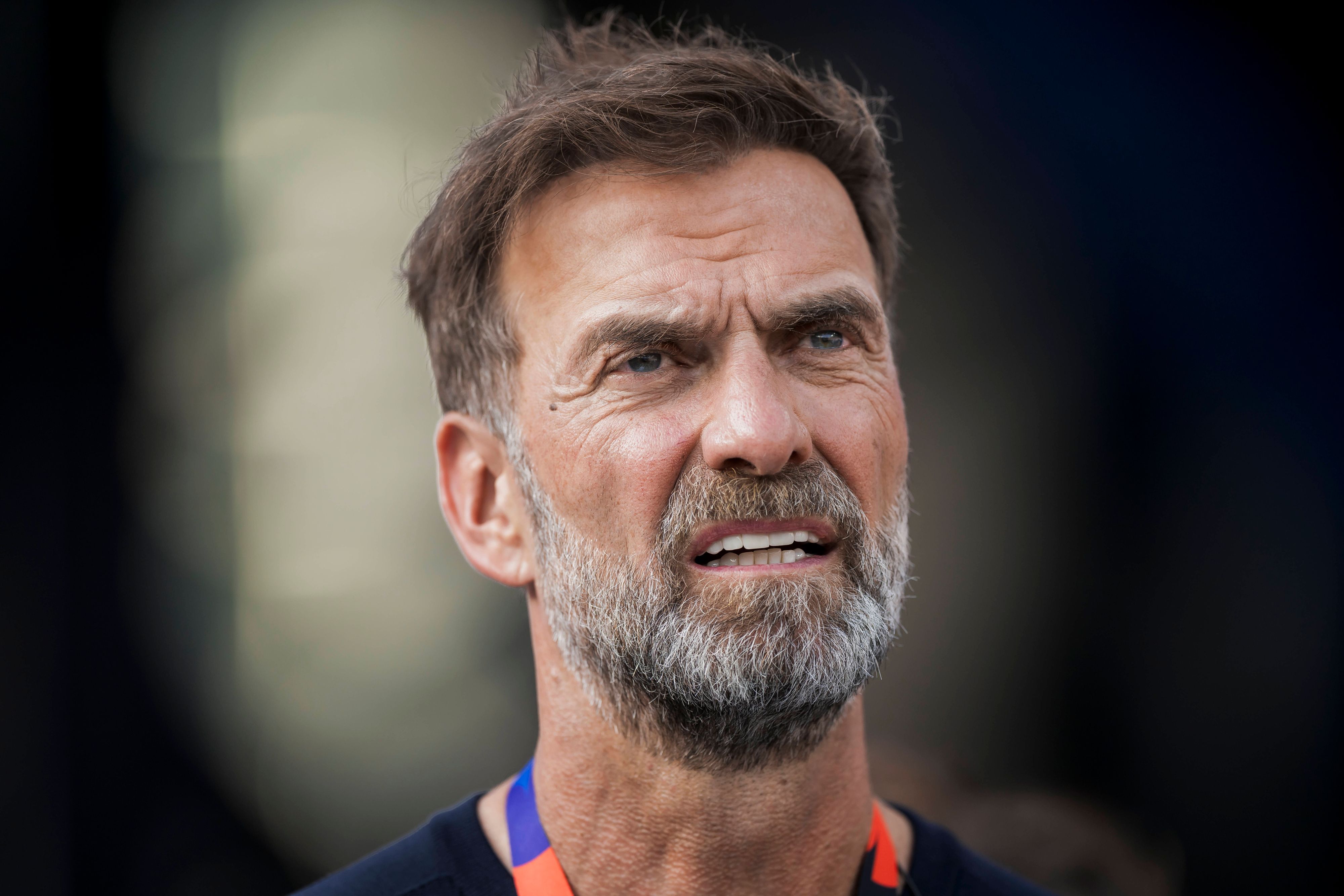 Jürgen Klopp am Rande der WM als Experte.