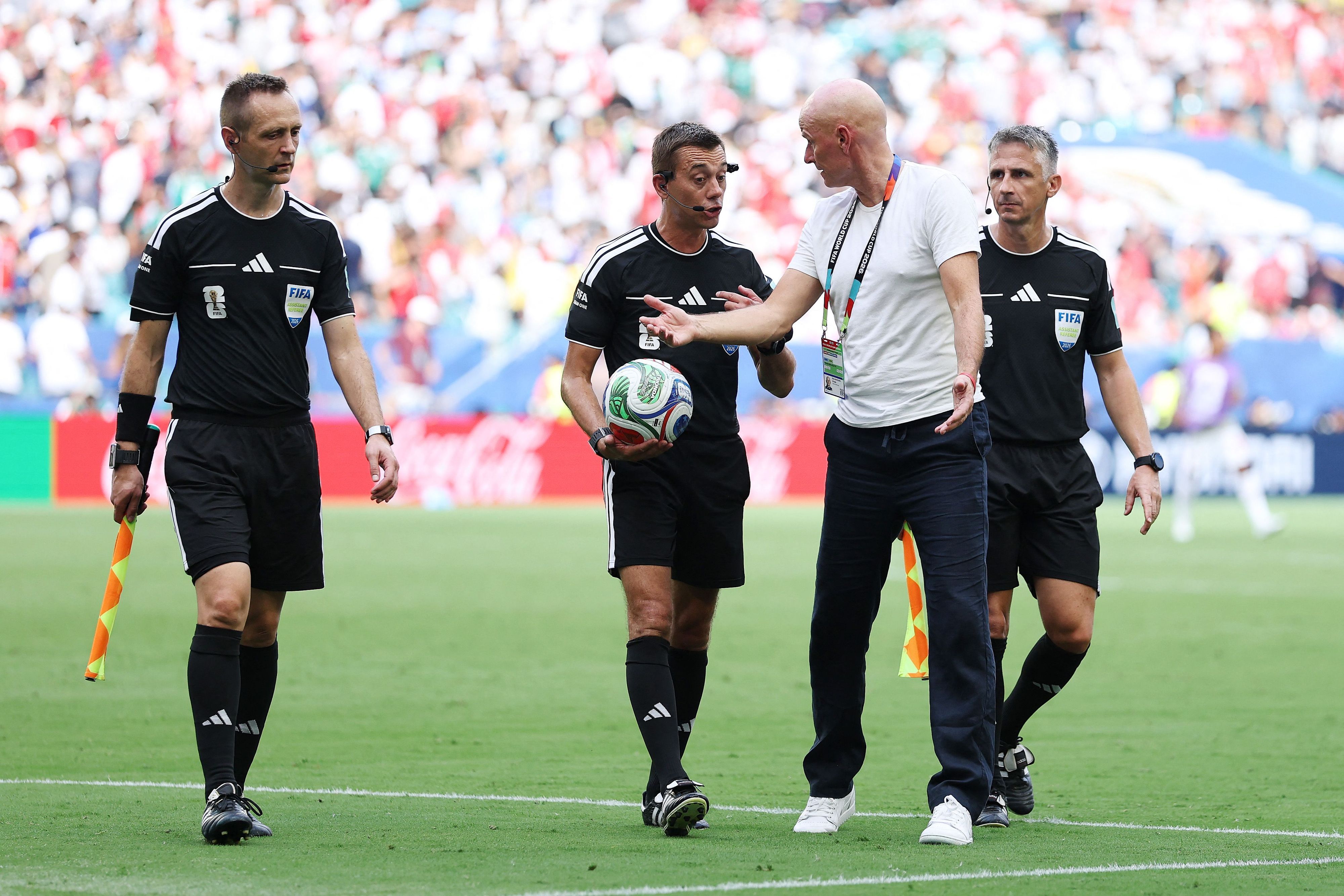 Stale Solbakken und Clement Turpin im Gespräch.