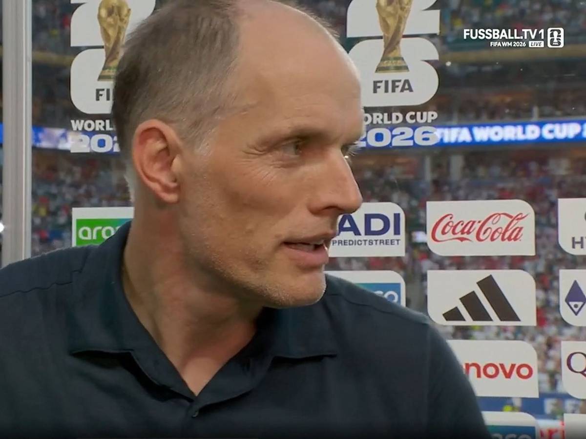 TV-Interview mit England-Trainer Thomas Tuchel.