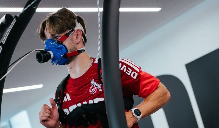 Jan Thielmann beim Leistungstest