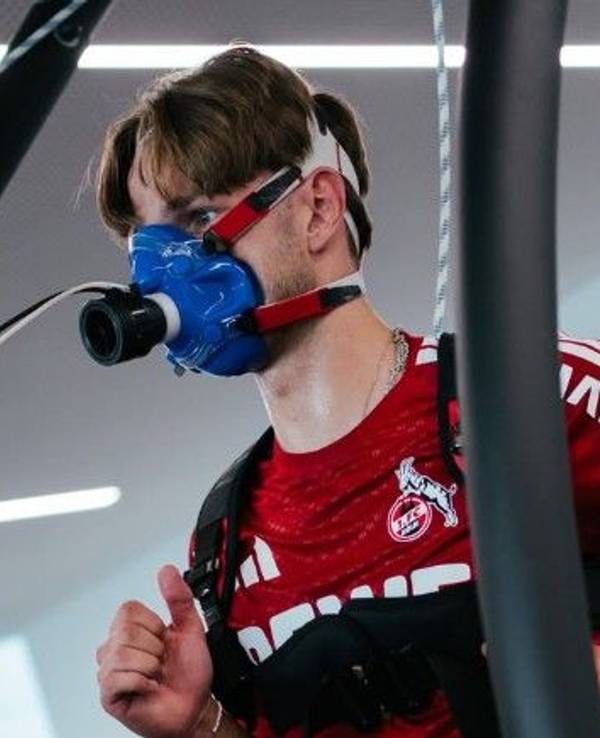 Jan Thielmann beim Leistungstest