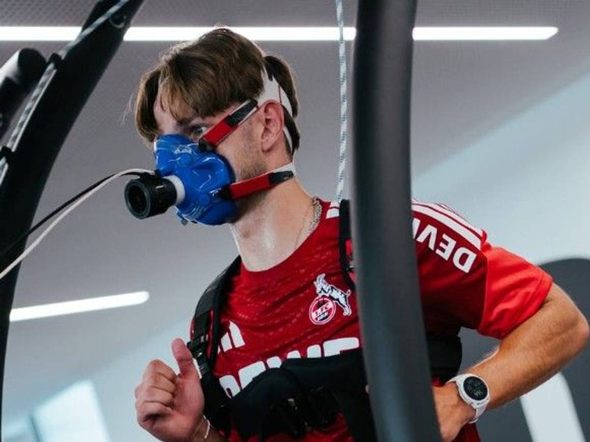 Jan Thielmann beim Leistungstest