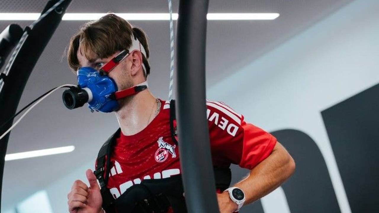 Jan Thielmann beim Leistungstest