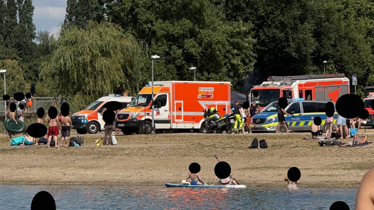 Einsatz am Fühlinger See. Zum Glück ging alles gut aus.