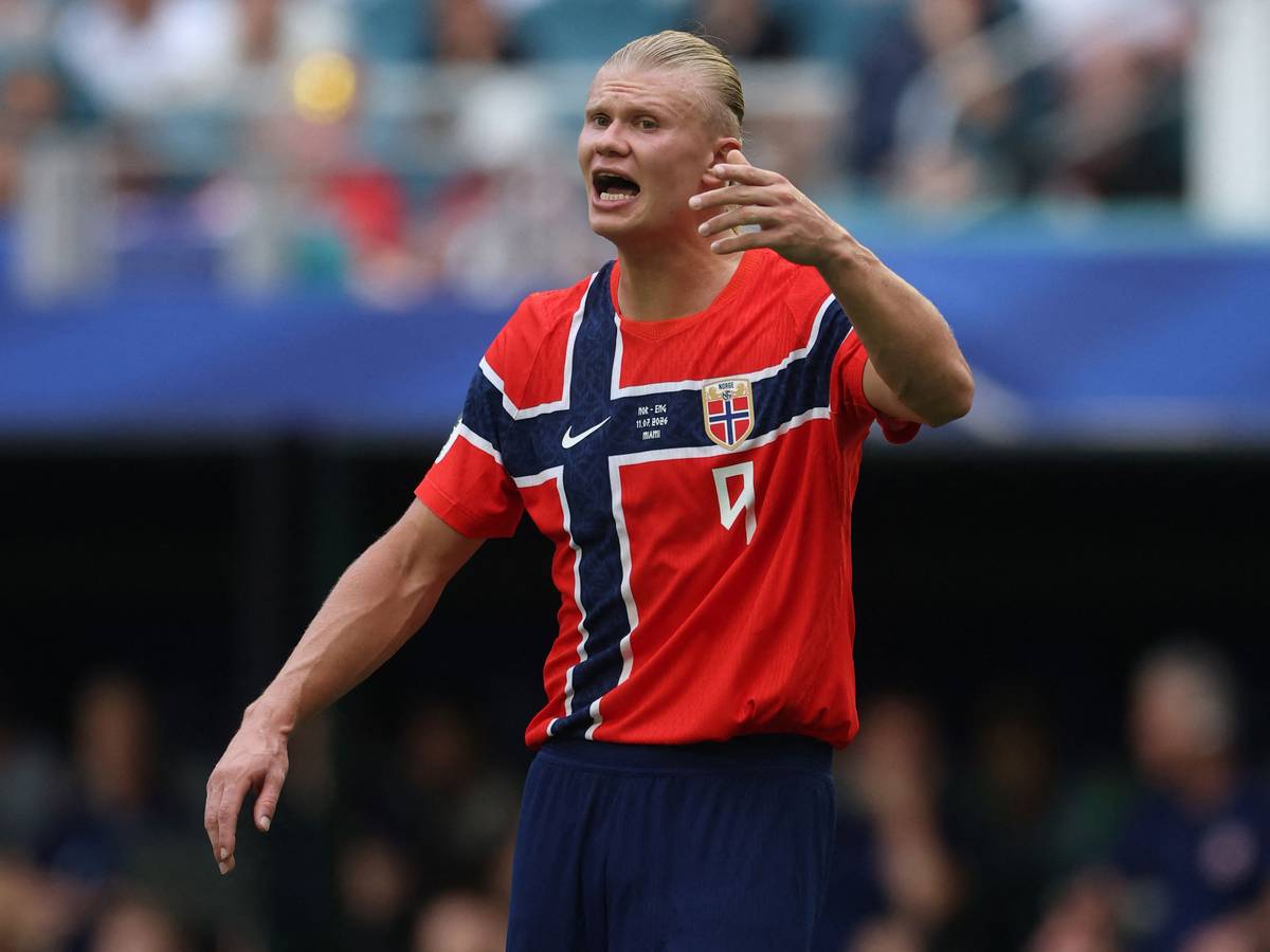 Erling Haaland ist aufgebracht: Im WM-Viertelfinale war für Norwegen gegen England Schluss.