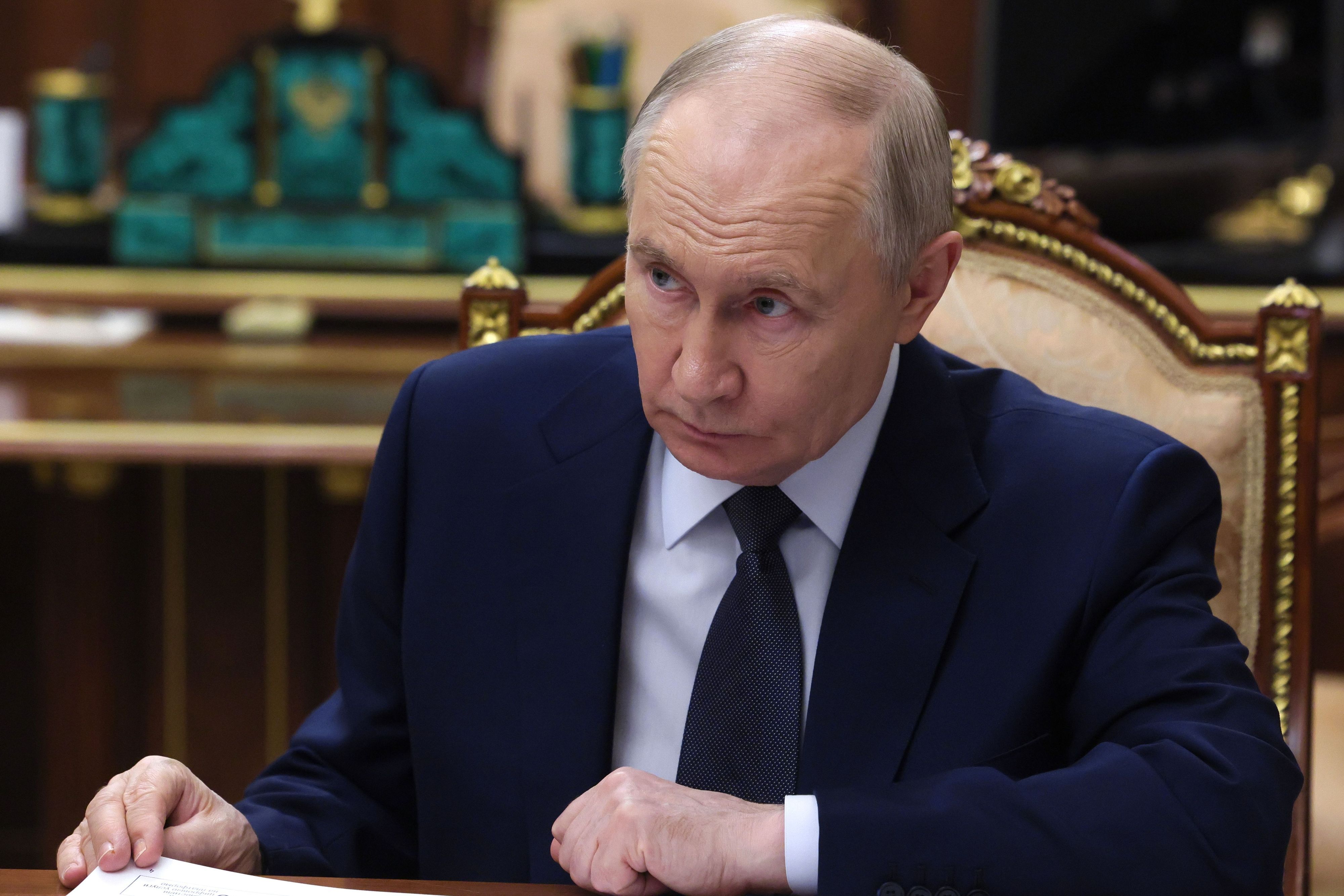 Der russische Präsident Wladimir Putin am 7. Juli im Kreml.