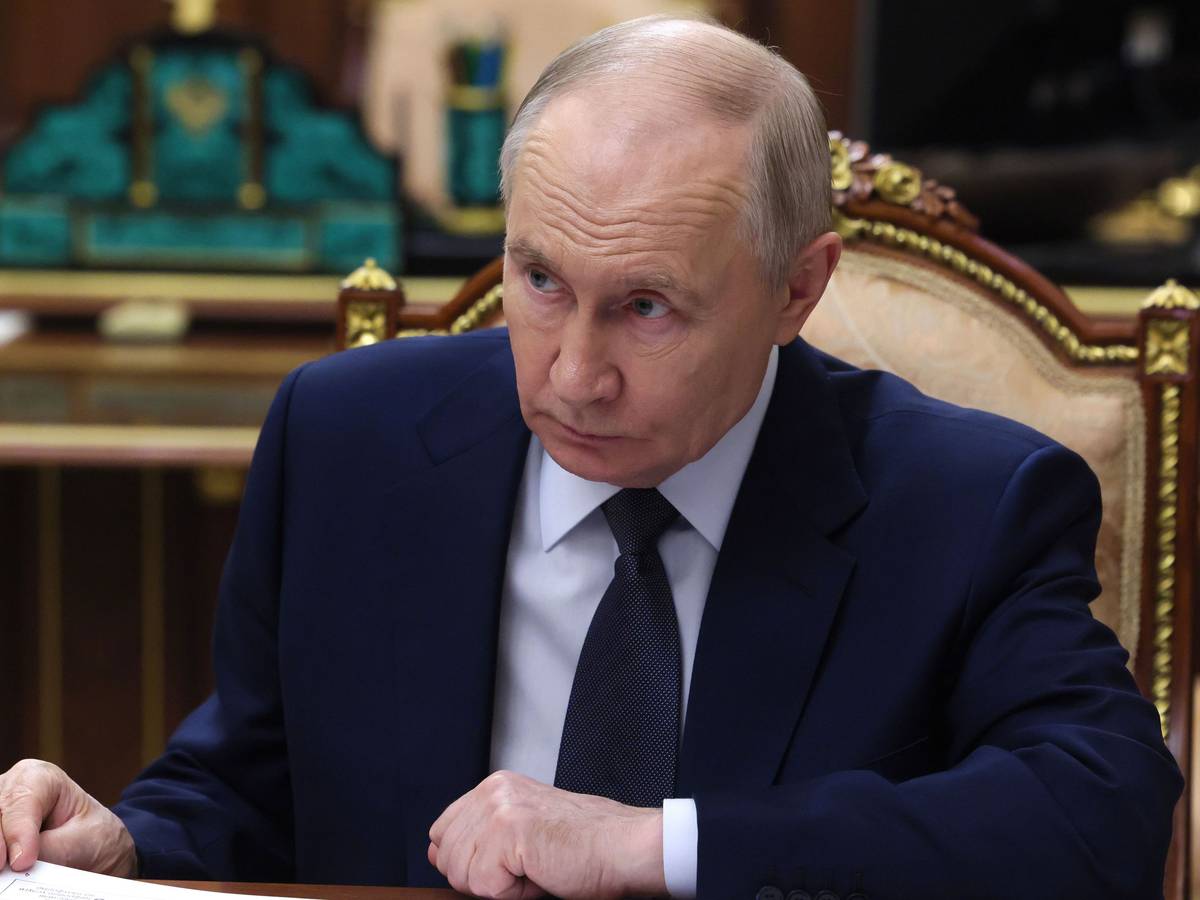 Der russische Präsident Wladimir Putin am 7. Juli im Kreml.