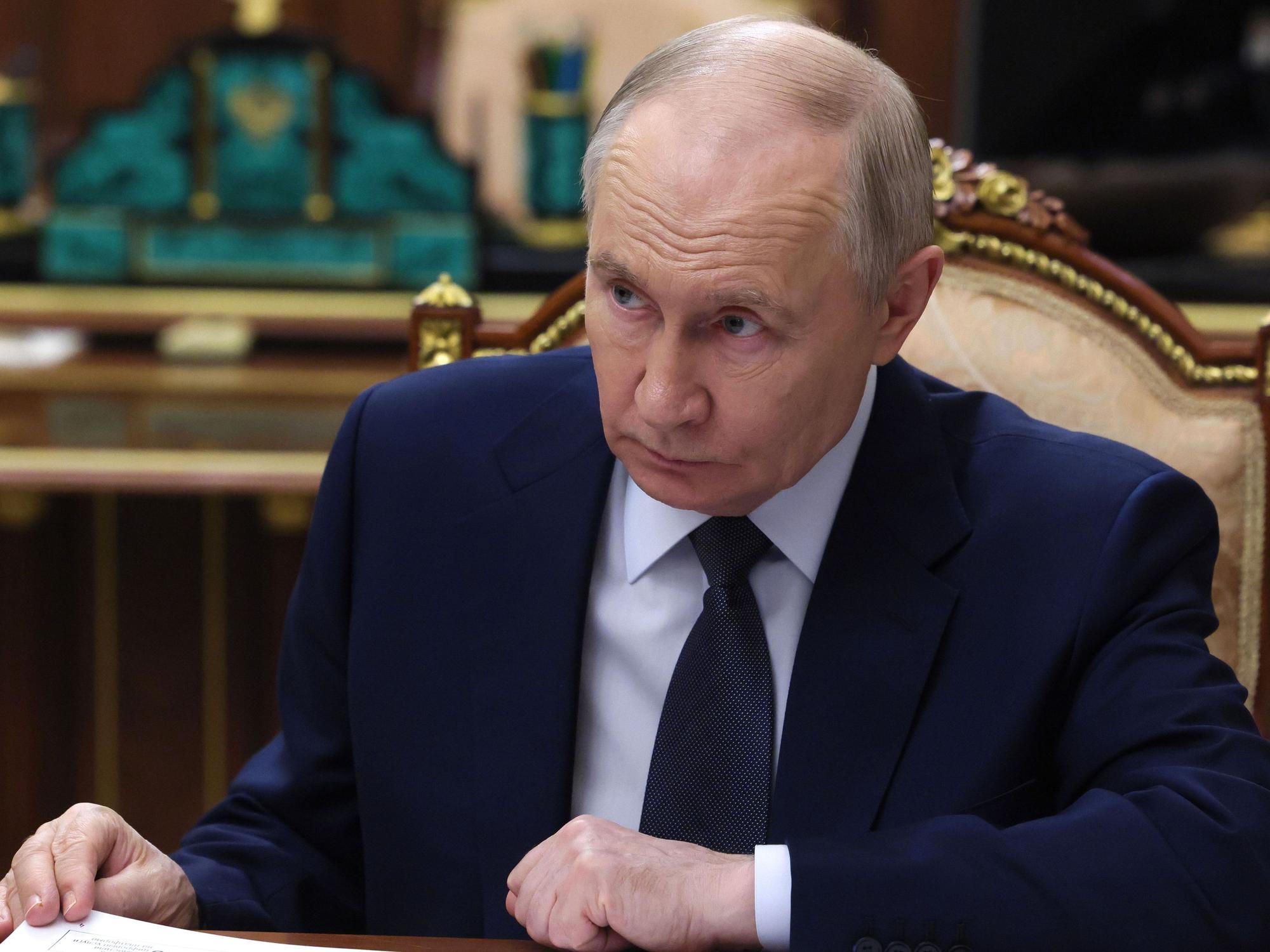 Der russische Präsident Wladimir Putin am 7. Juli im Kreml.