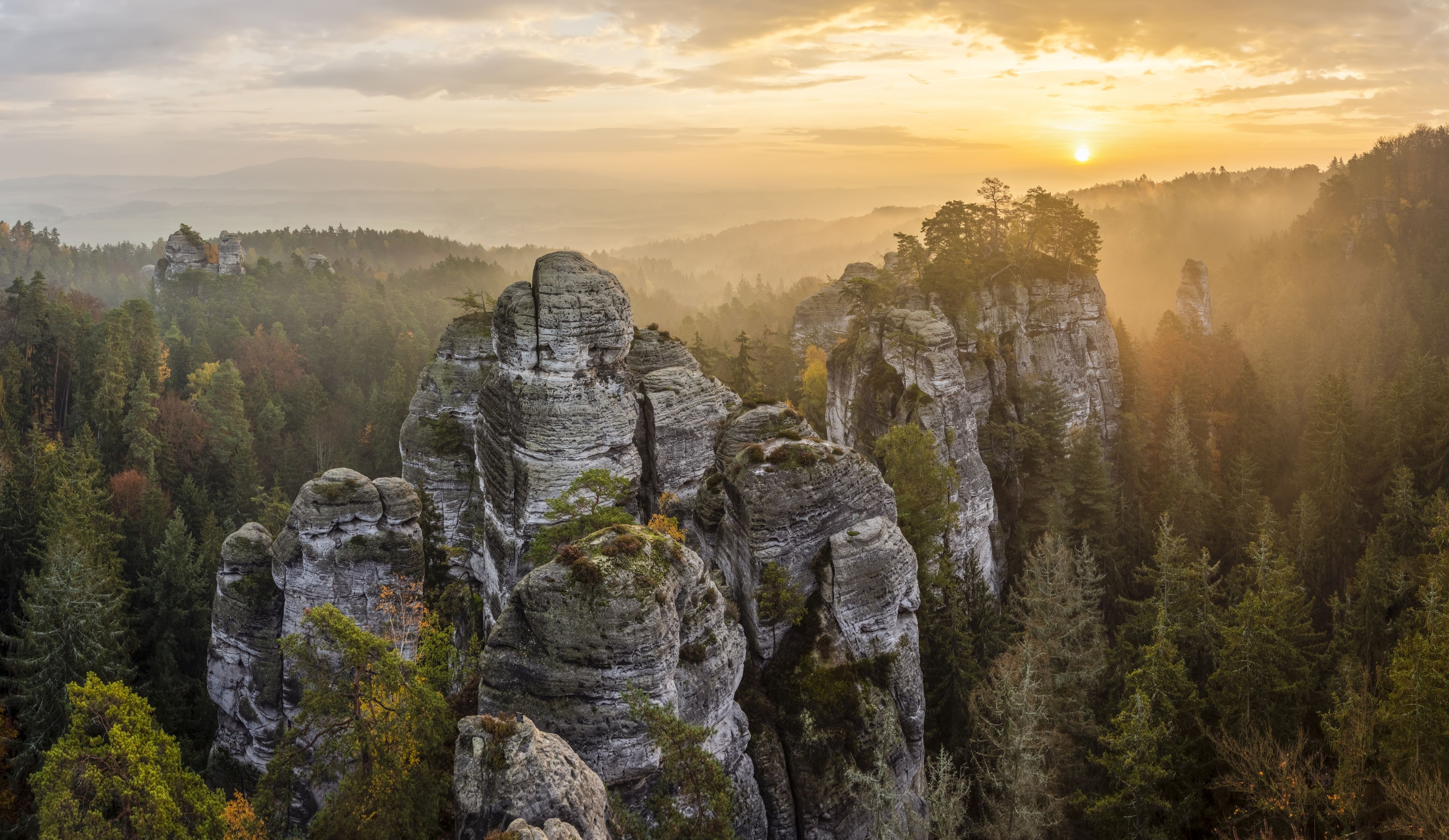 Das Elbsandsteingebirge in der Sächsischen Schweiz