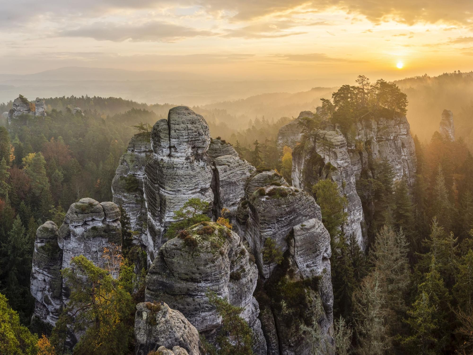 Das Elbsandsteingebirge in der Sächsischen Schweiz