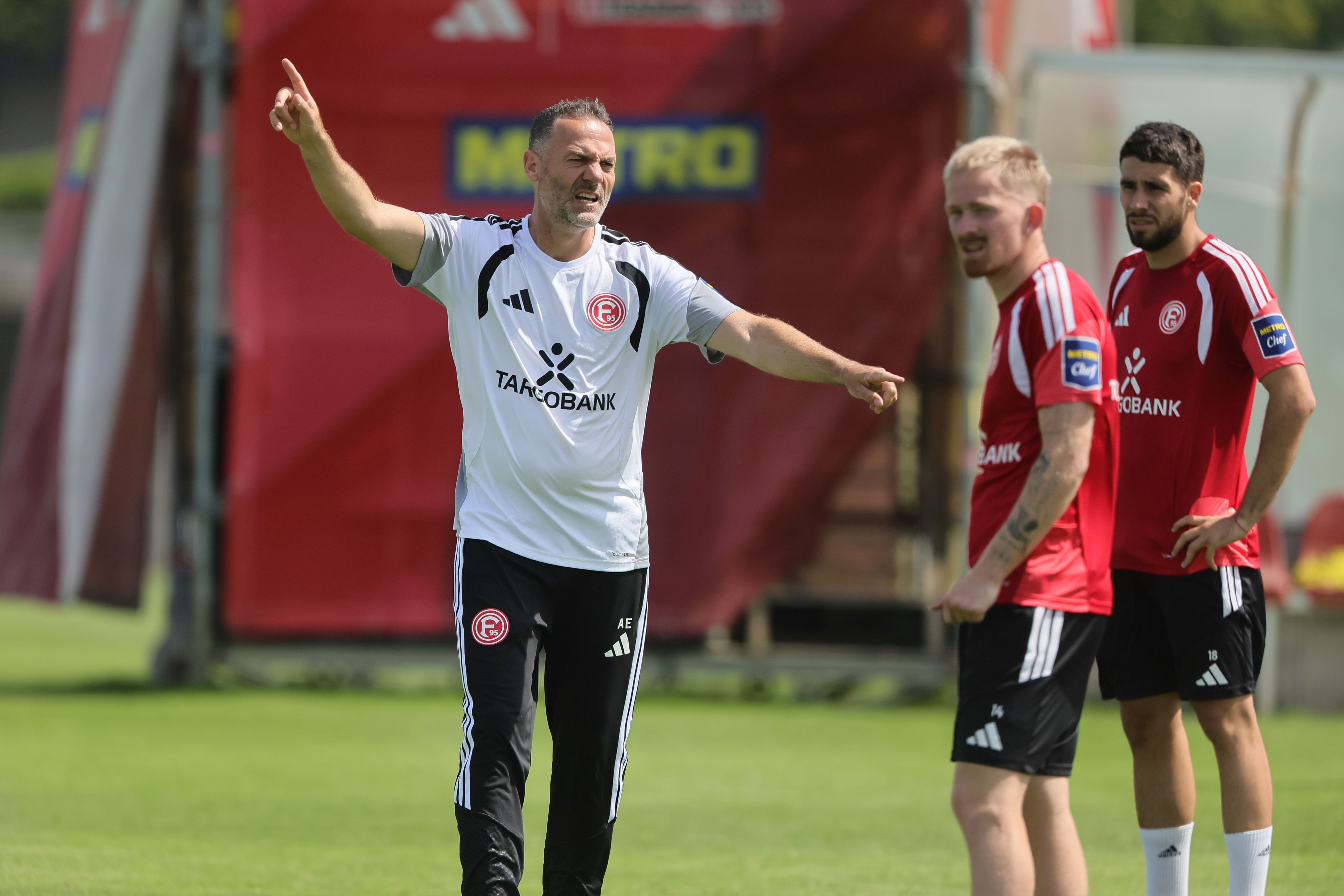 Alexander Ende im Training von Fortuna Düsseldorf.