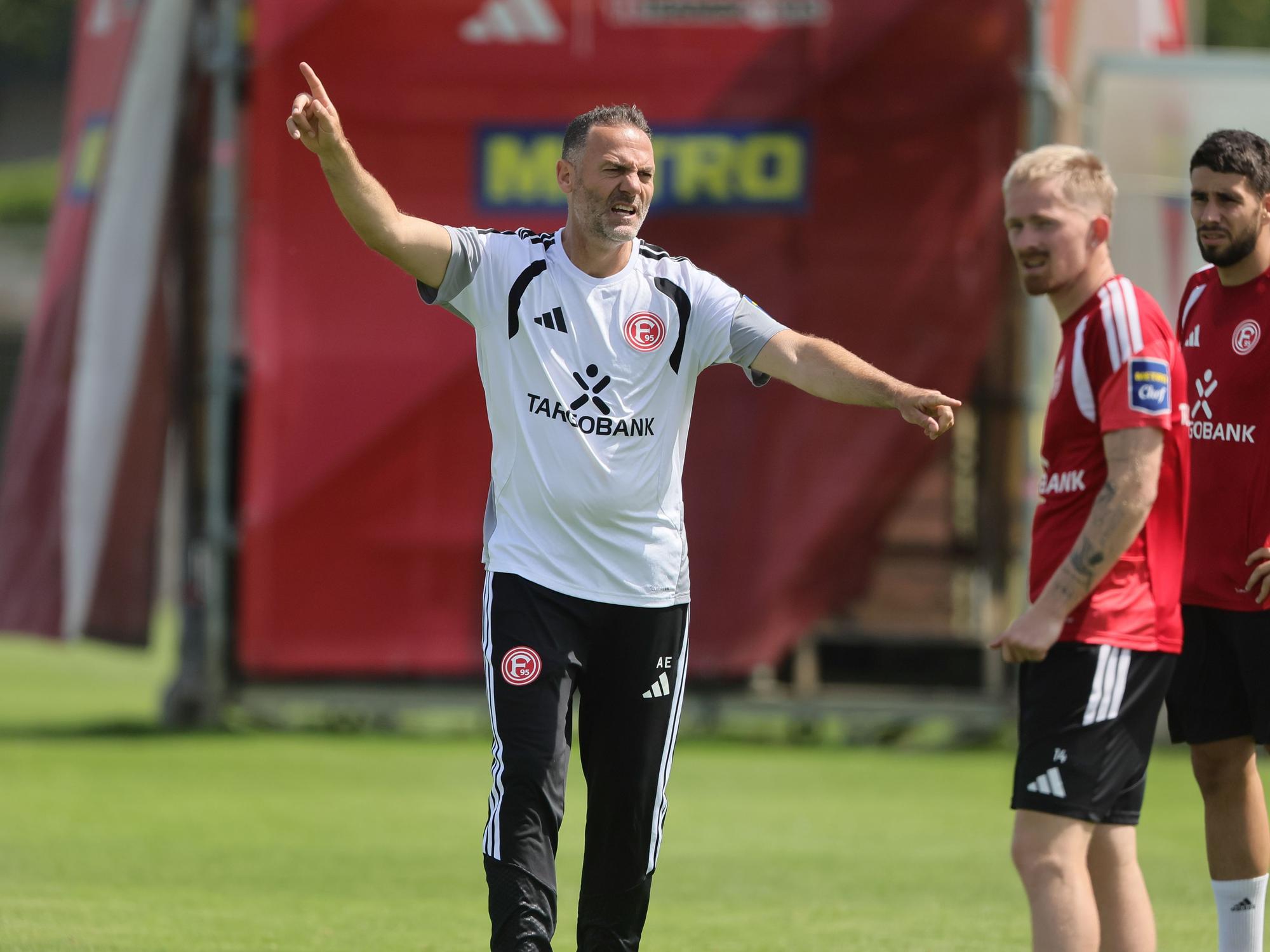 Alexander Ende im Training von Fortuna Düsseldorf.