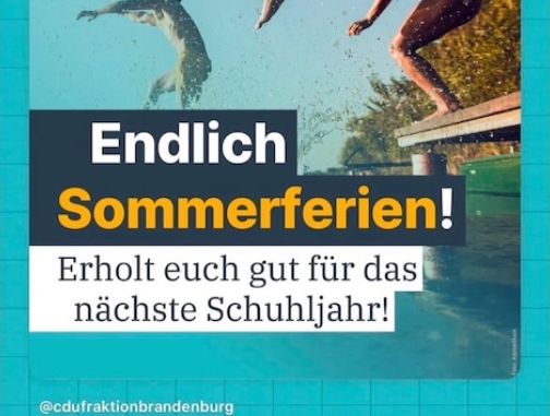Ein „h” zu viel: Die CDU Brandenburg hat diesen Post in den sozialen Medien geteilt.