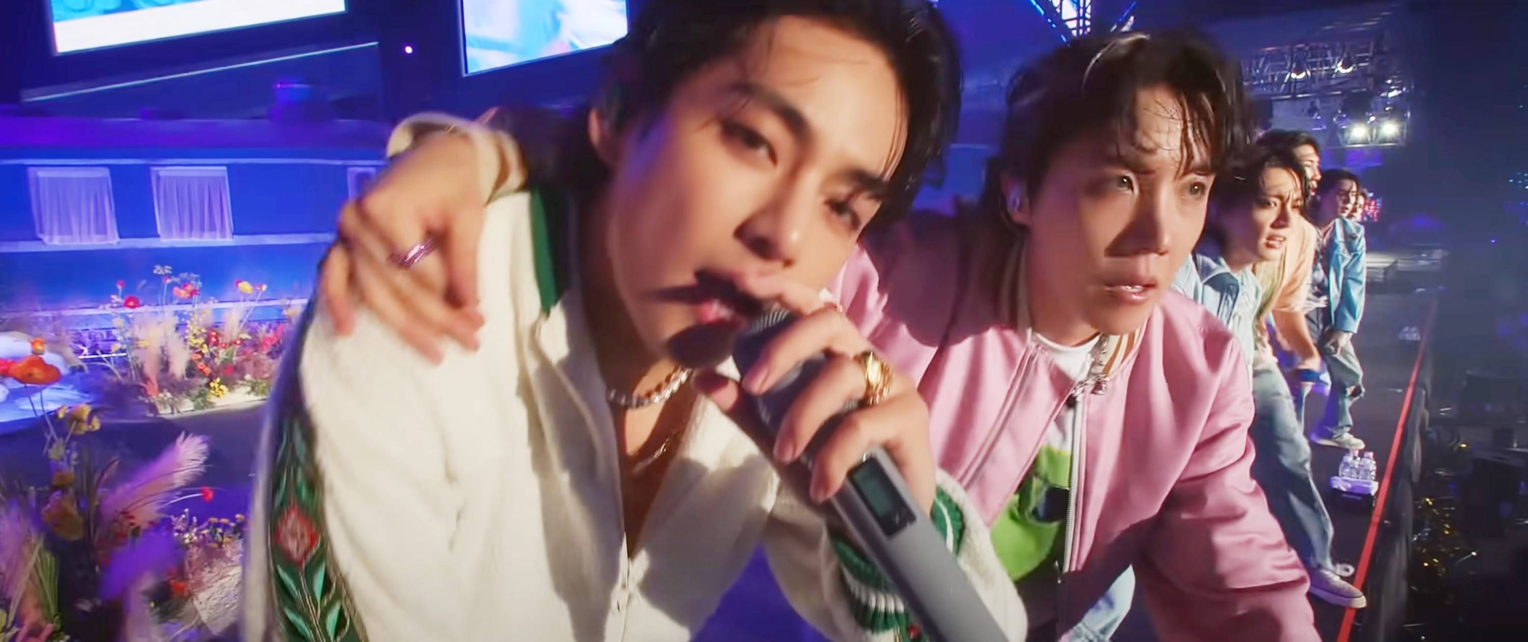 BTS bei einem Konzert.