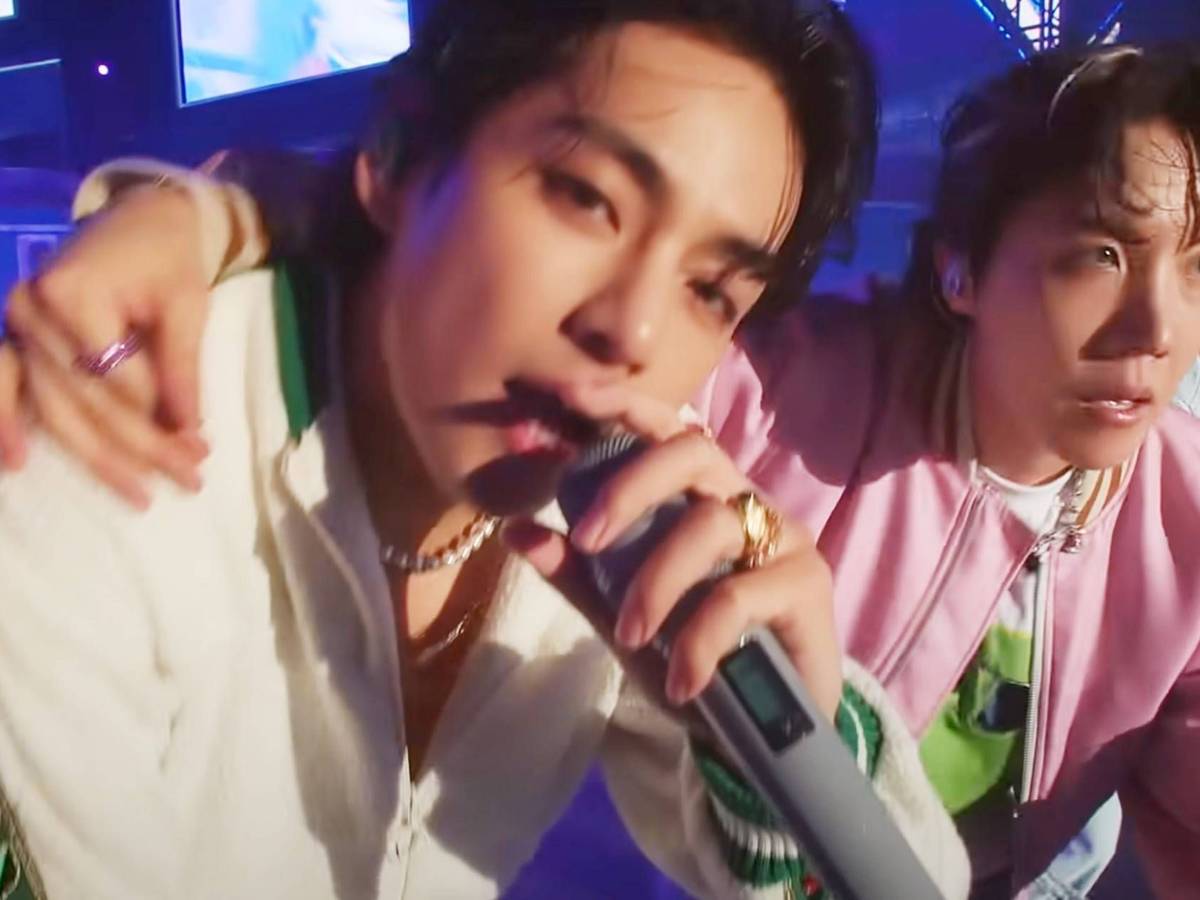 BTS bei einem Konzert.
