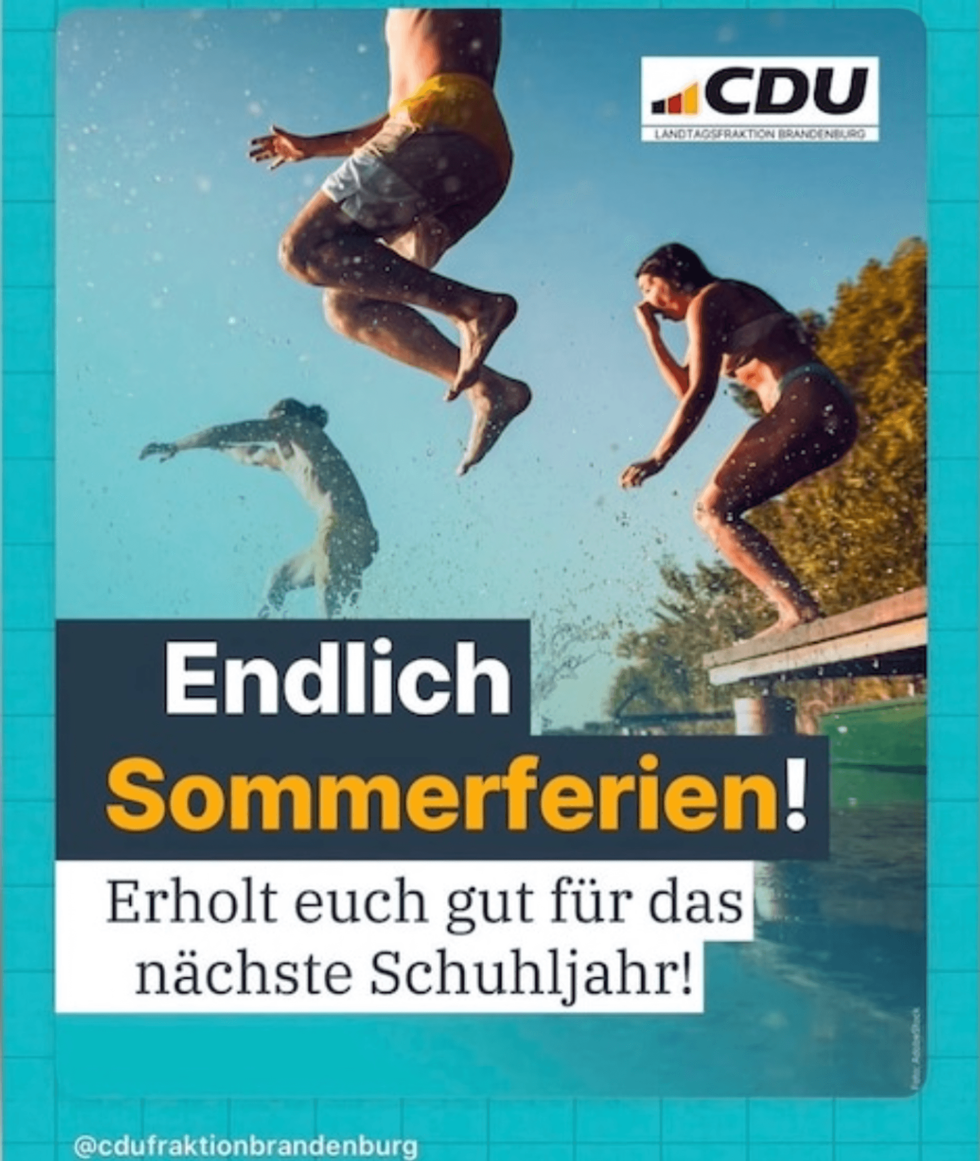 So sah der Post der CDU Brandenburg aus.